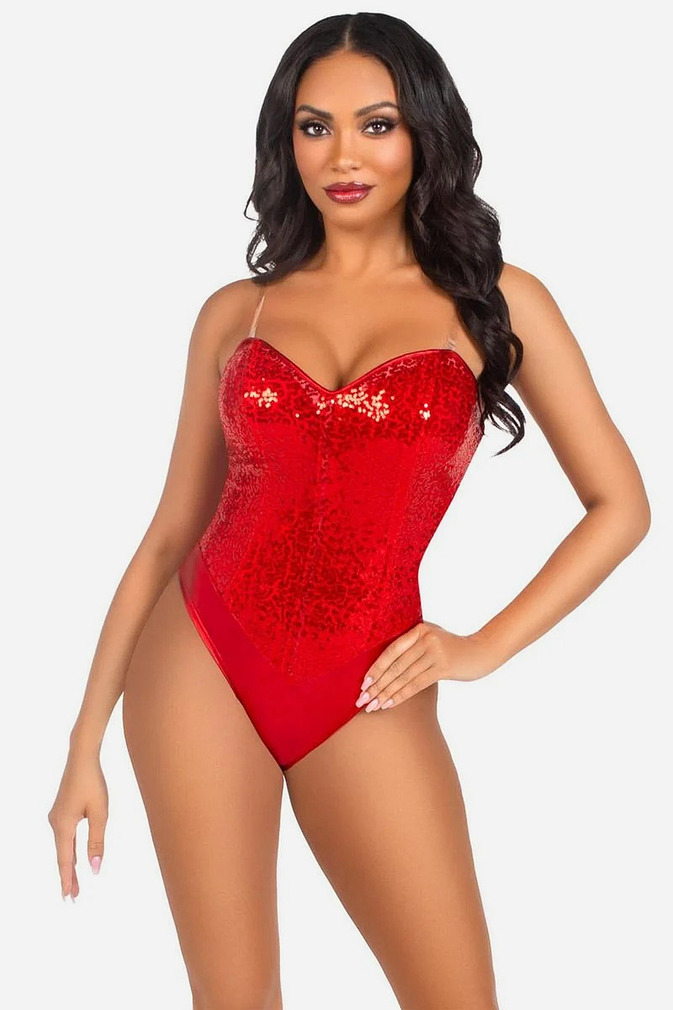 Červené sexi body 2786