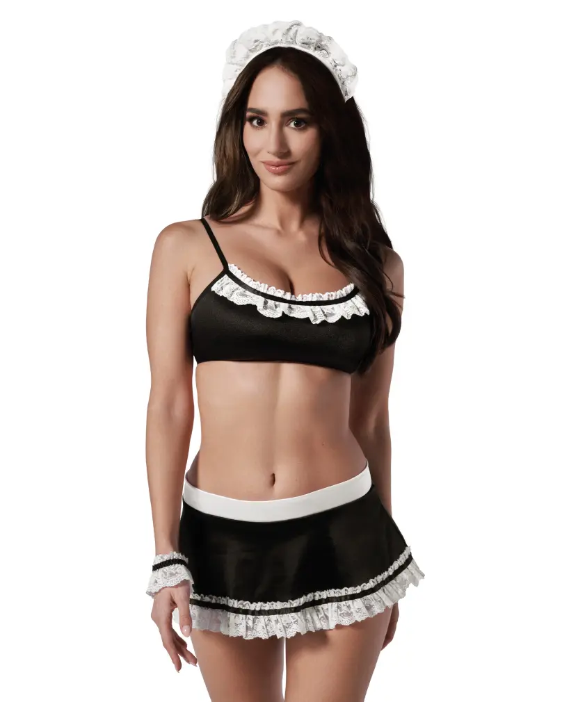 Sexy 5-dielny kostým šlúžky Maid