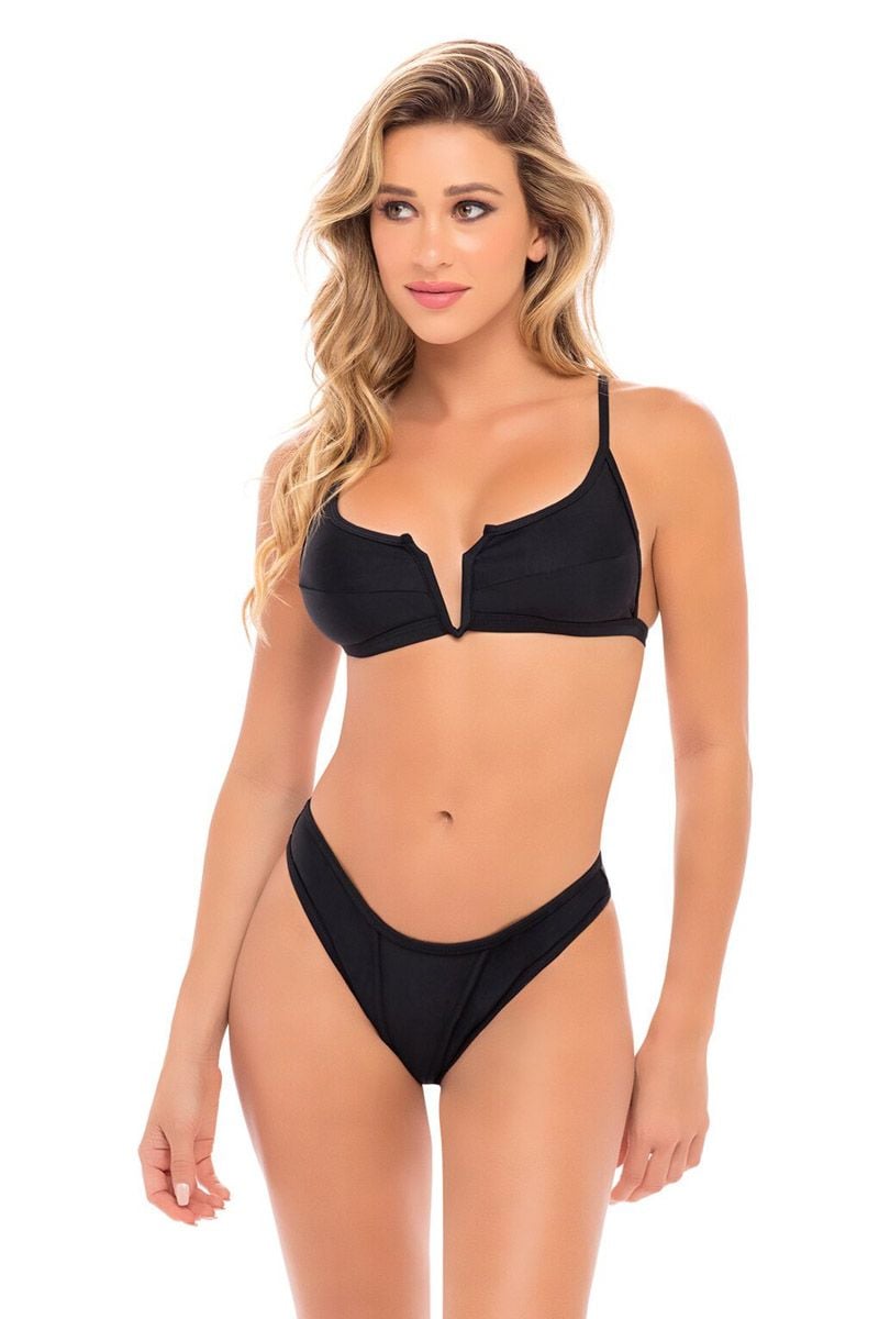 Čierne nevystužené bikiny Cenang