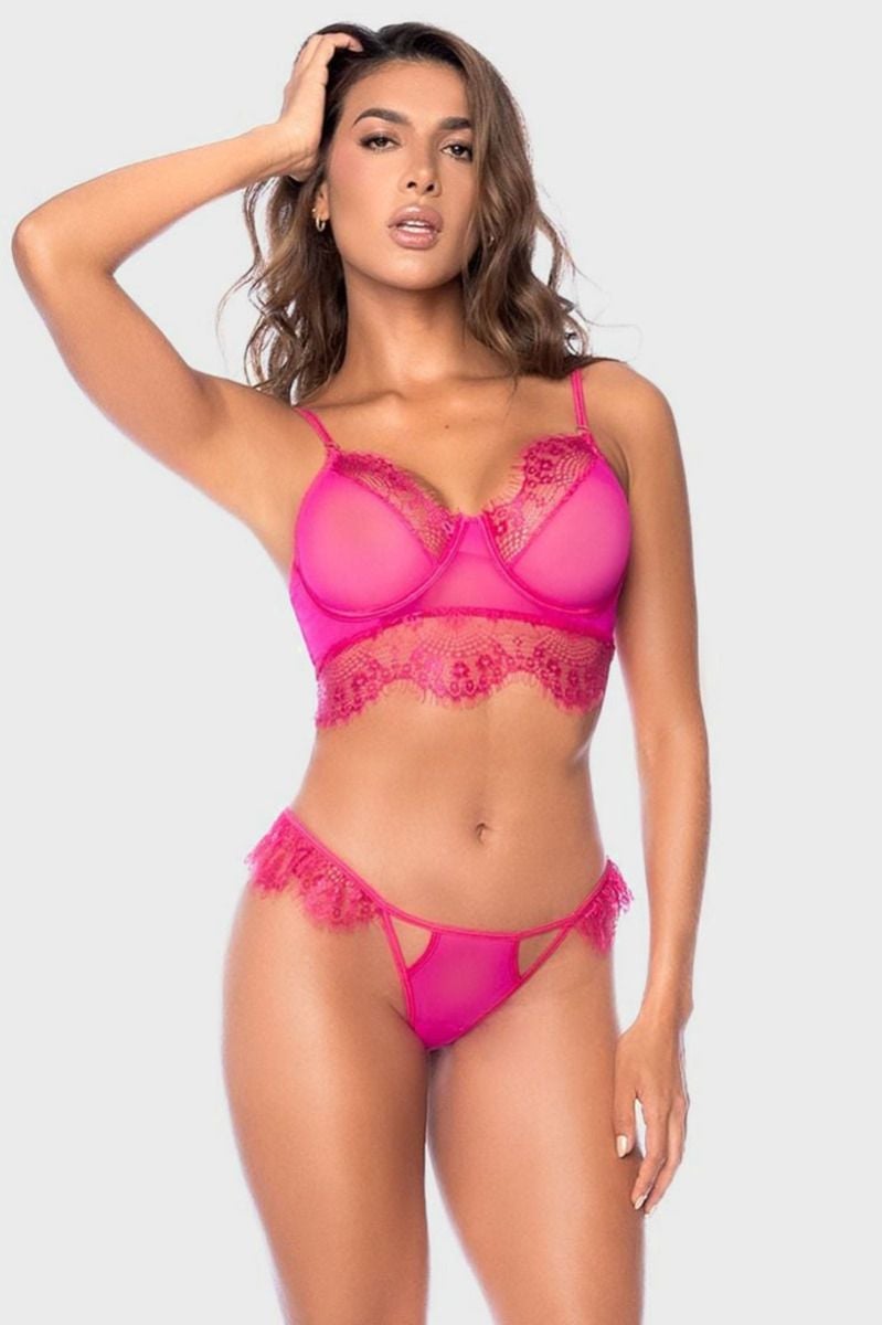 Fuchsiový dvojdielny set 8920