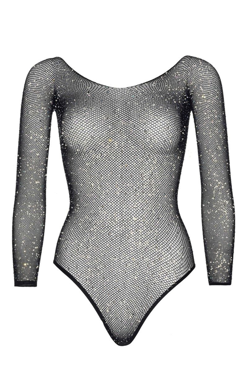 Čierne sieťované body s kamienkami 89231