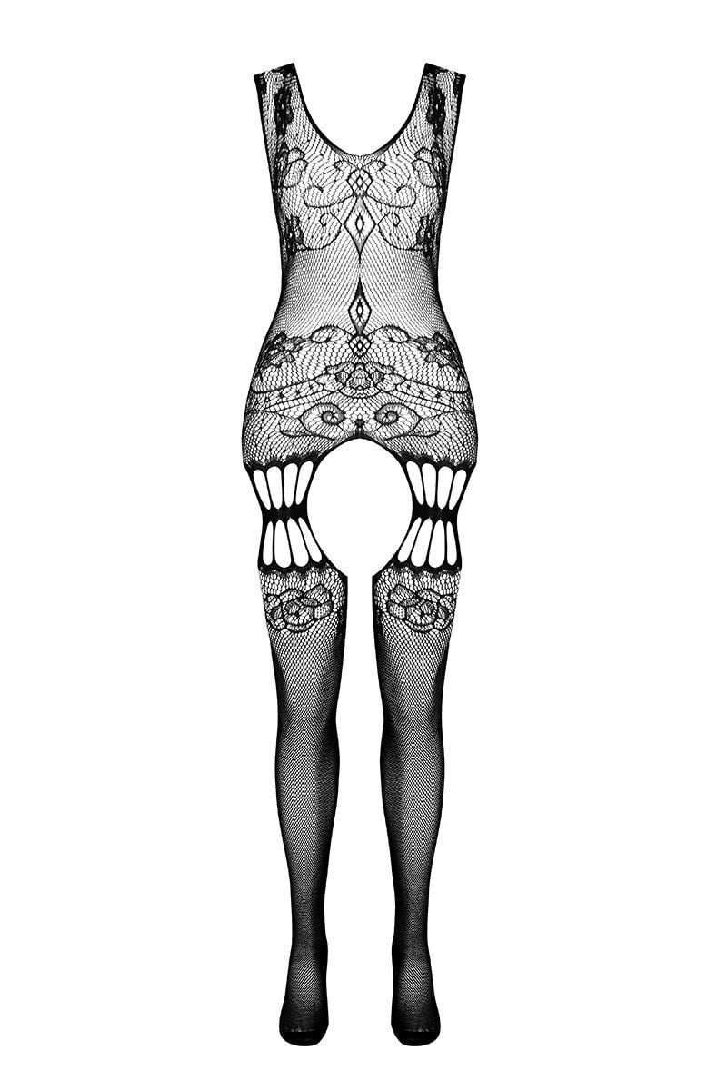 Čierne bodystockings ECO BS009