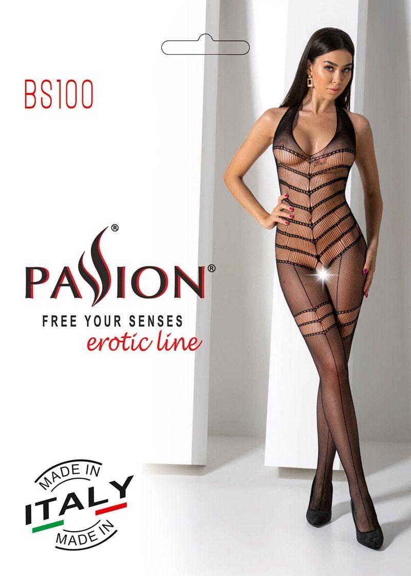 Čierne bodystockings BS100