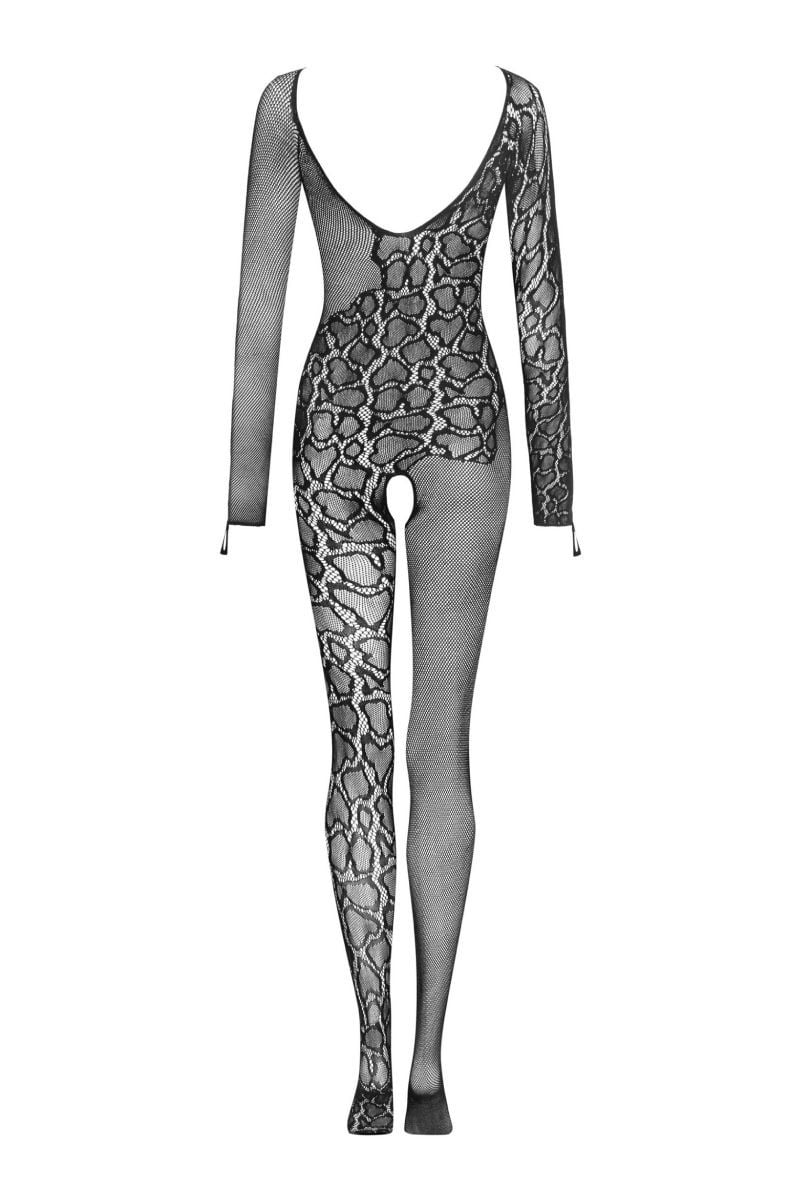 Čierne bodystockings G326