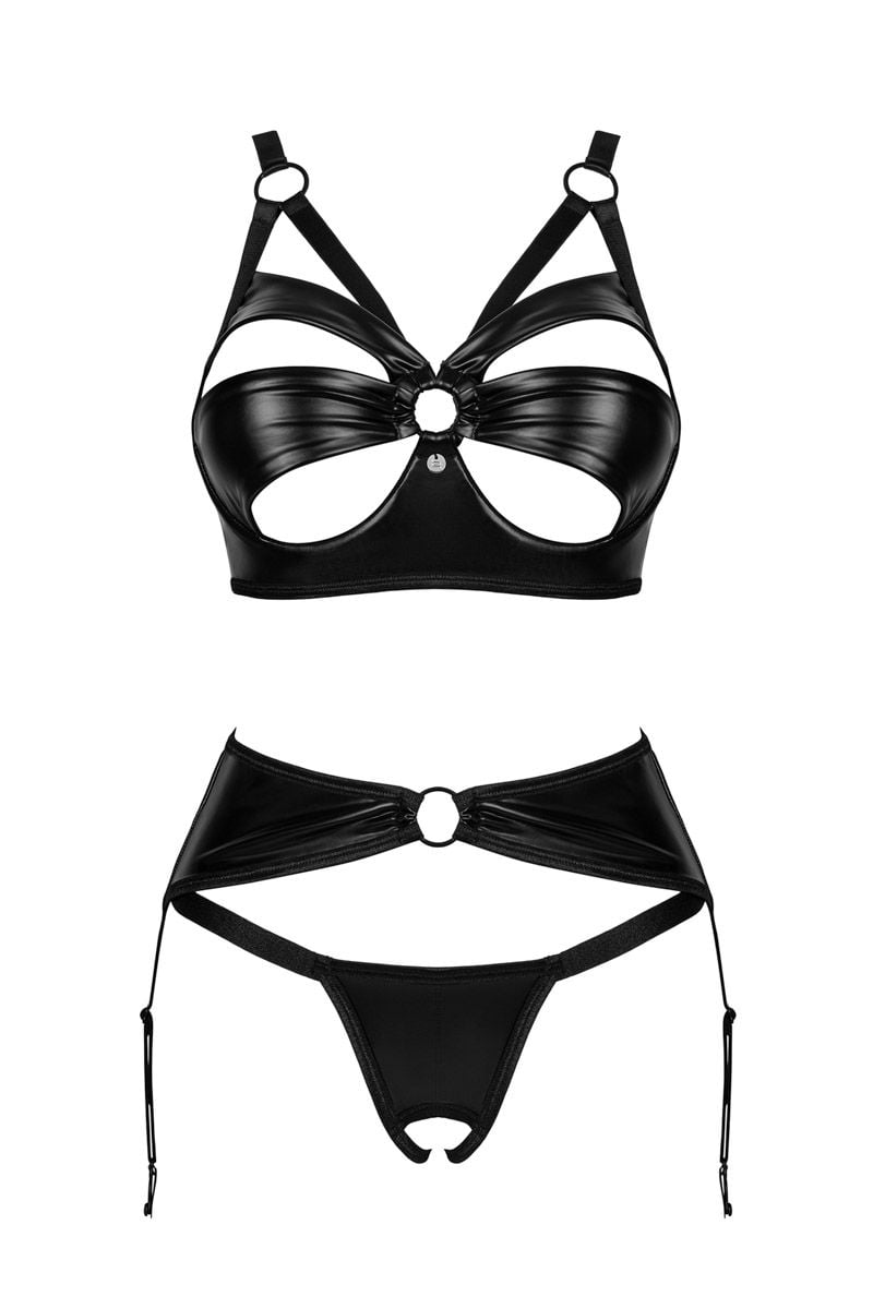 Čierny trojdielny crotchles set Armares