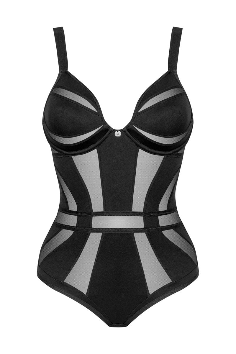 Čierne body Chic Amoria