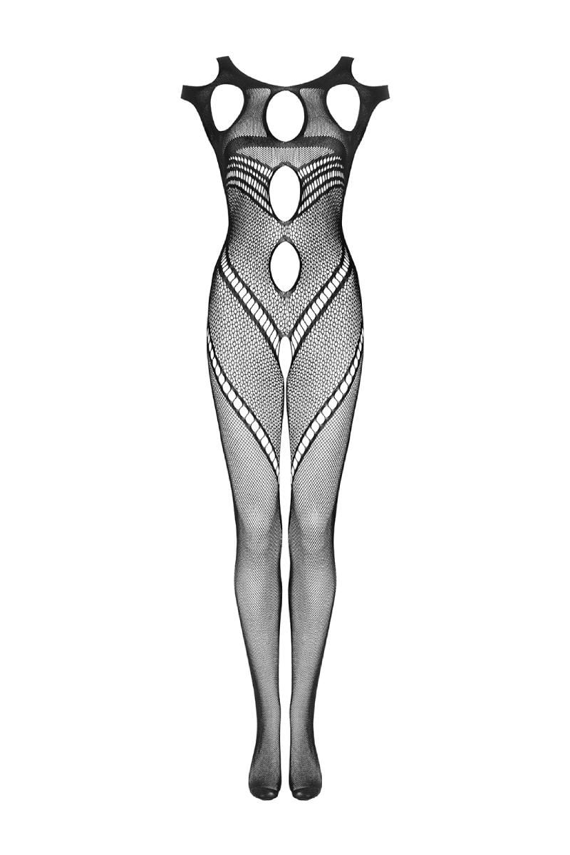 Čierne bodystockings G322