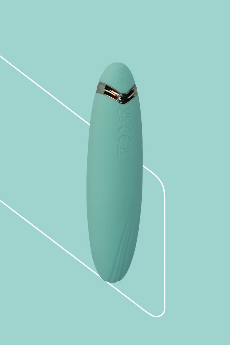 Zelený cestovný vibrátor PleasureArrow 11.5cm