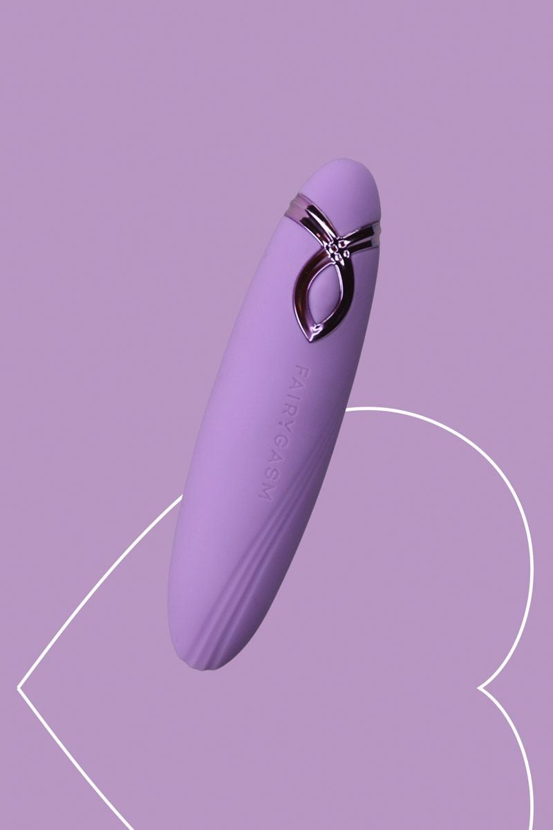 Fialový cestovný vibrátor PleasureArrow 11.5cm