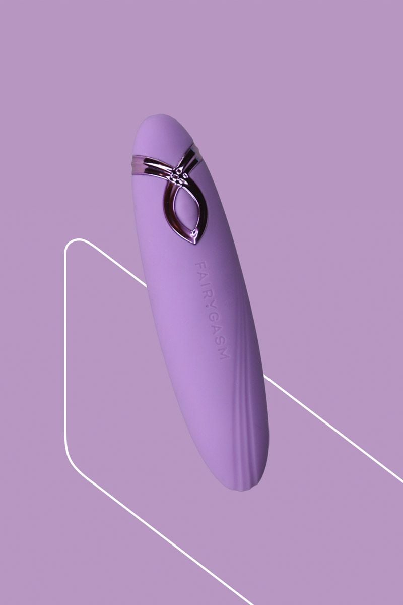 Fialový cestovný vibrátor PleasureArrow 11.5cm