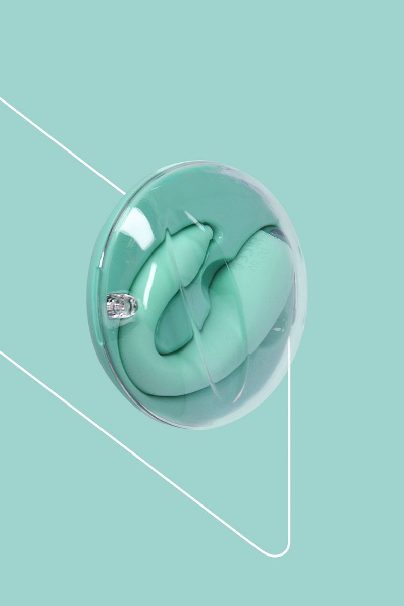 Svetlozelený párový vibrátor PleasureBerry s ovládačom