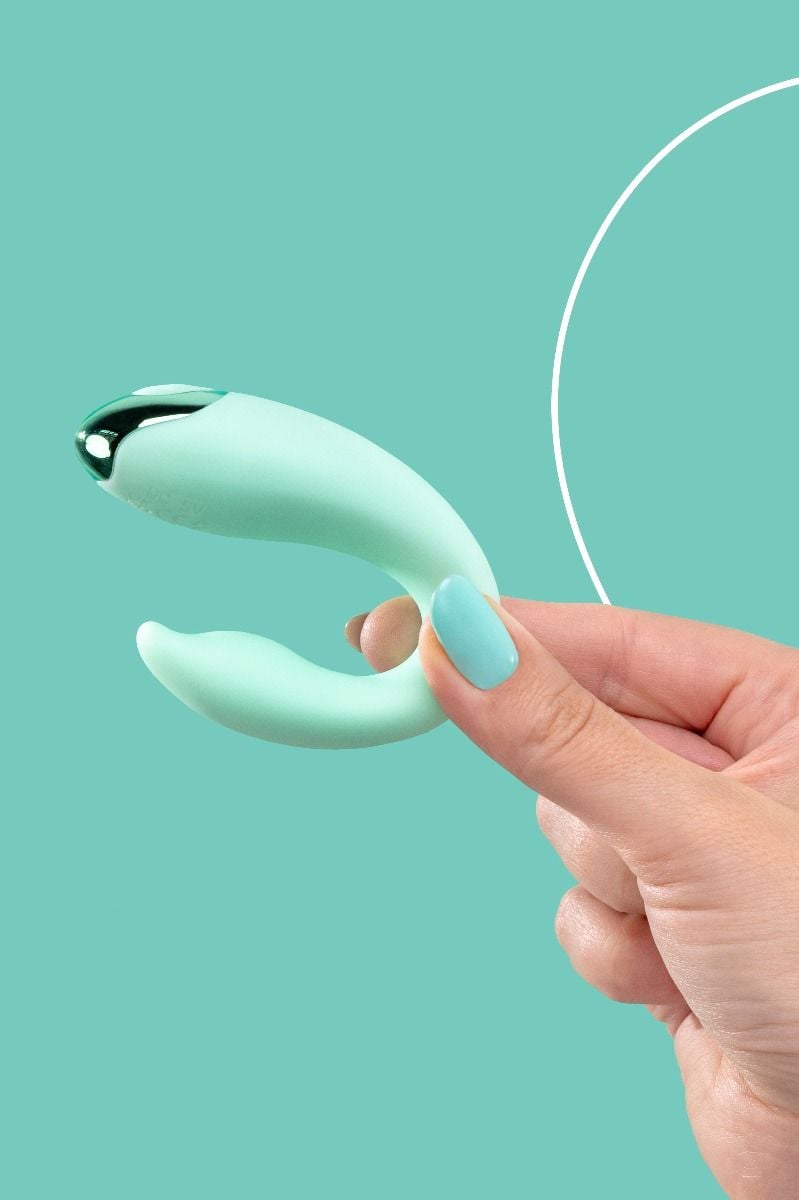 Svetlozelený párový vibrátor PleasureBerry s ovládačom