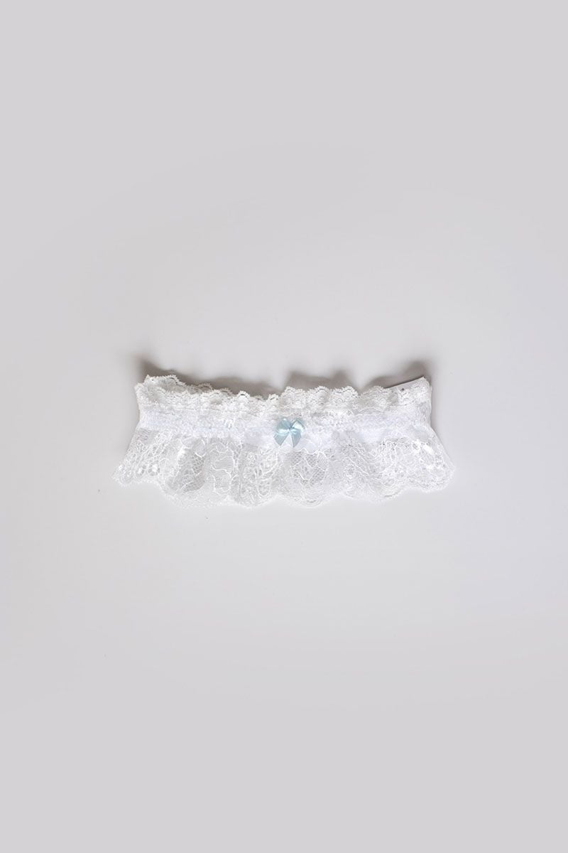 Svadobný smotanový podväzok Gina Wedding
