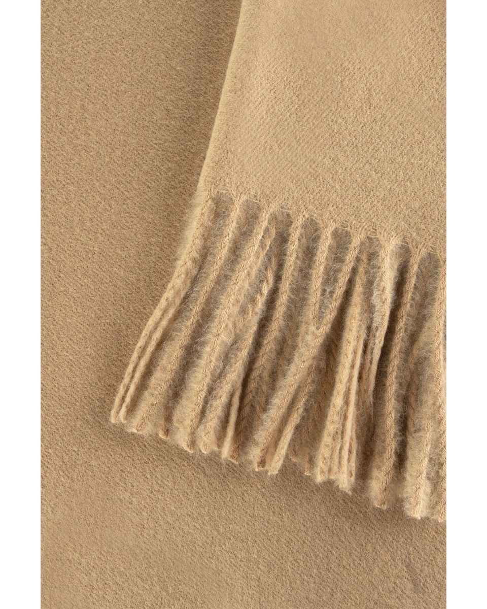 Tmavobéžový šál Cozy Basic