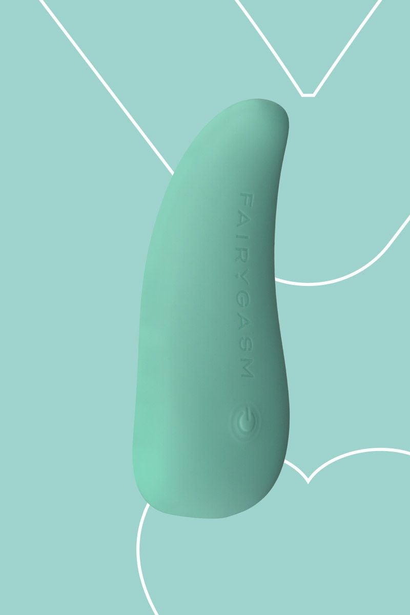 Zelený vibrátor na stimuláciu klitorisu ThrillLeaf 9,8cm