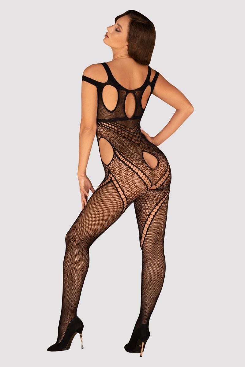 Čierne bodystockings G322